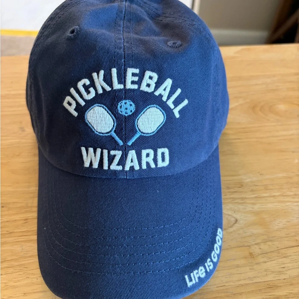 Life Is Good Blue Pickleball Wizard Kids Hat
